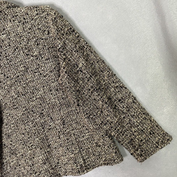 Chicos Sweater Jacket Women Sz 3 XL 16 Tweed Boucle Wool Mohair Blend Shacket - Picture 12 of 15